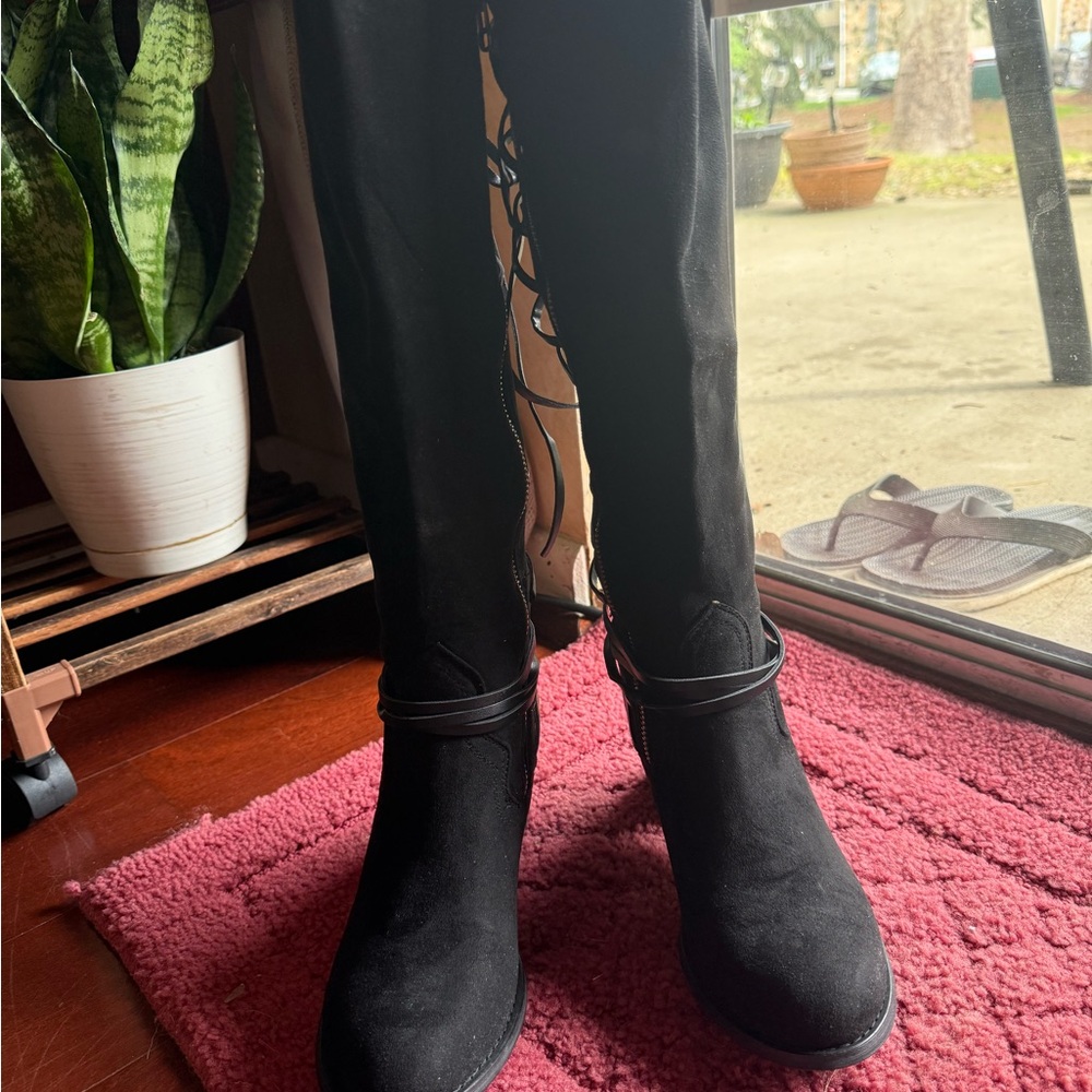 Boutique 9 Black Over the Knee Boots